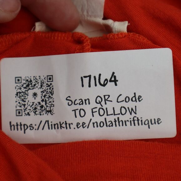 Dorothy Skirt Womens L Red Plain Mid Rise Flat Front Banded Waist Maxi Bottoms - Picture 14 of 14